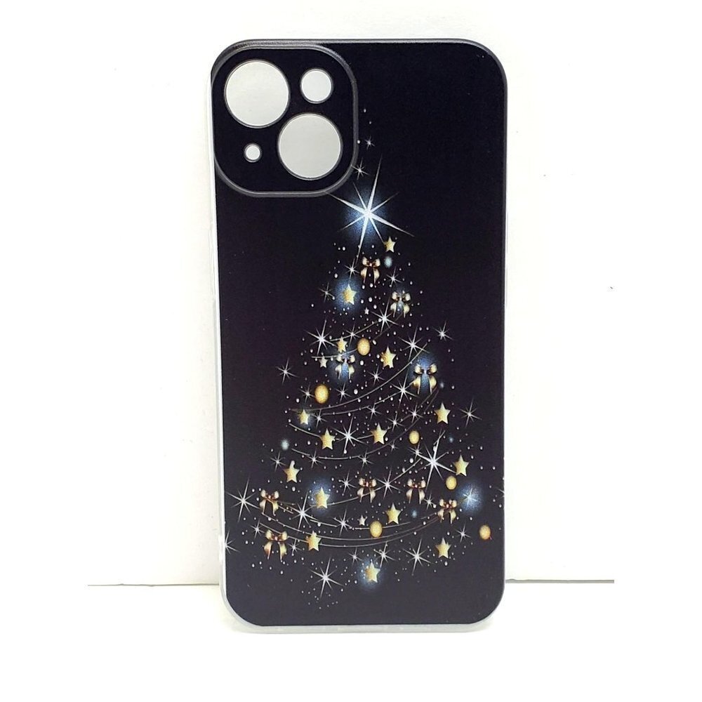 Iphone 13 Lighted Tree Black Background